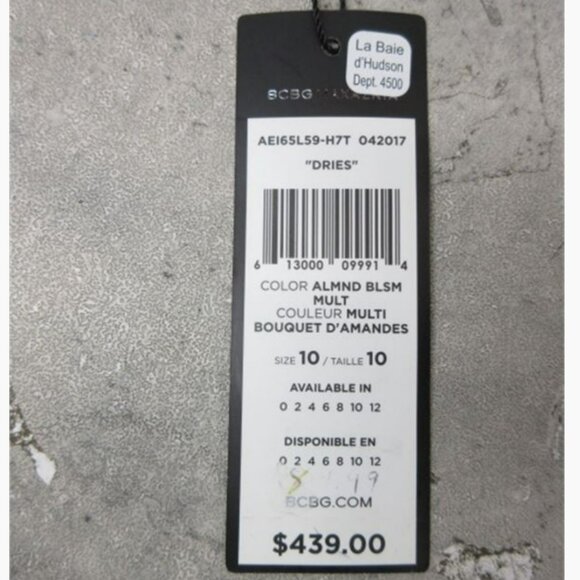 BCBG maxi one-shoulder dress with split front BNWT - Picture 7 of 11